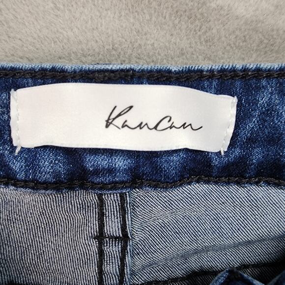 Kancan Denim Jeans Womens 9/28 Blue Stretchy Cotton Distressed Zip Fly Casual - Picture 10 of 12